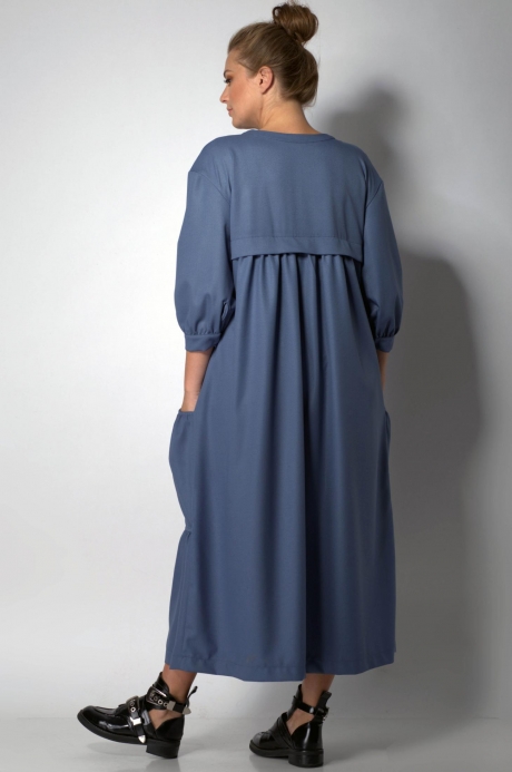 Платье SOVA 13053 голубой размер 52-58 #4