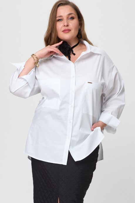 Рубашка SOVA 11078 белый размер 50-62 #2