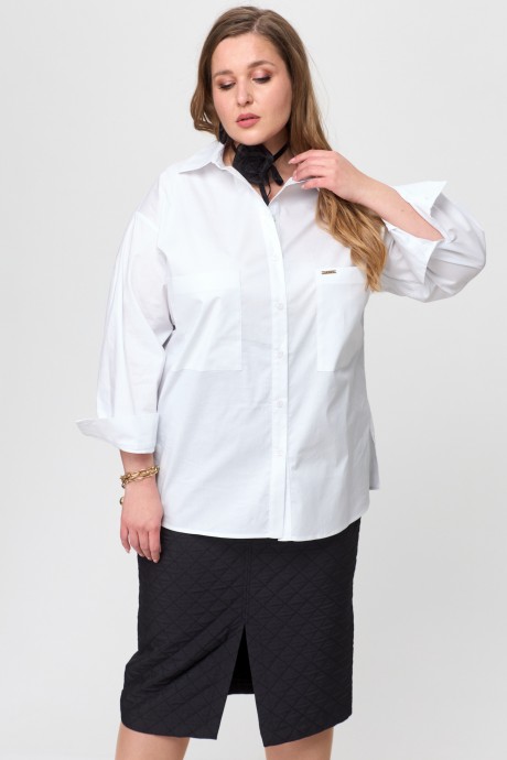 Рубашка SOVA 11078 белый размер 50-62 #3