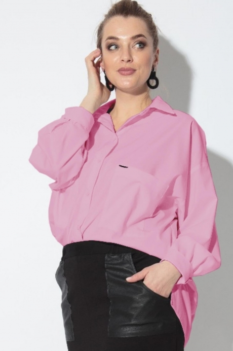 Блузка SOVA 11078 розовый размер 50-62 #1