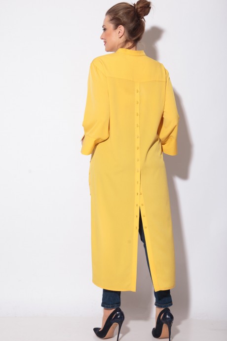 Блузка SOVA 11089 желтый размер 54-60 #6