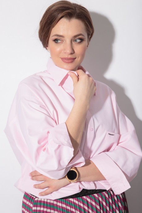 Блузка SOVA 11100 розовый размер 50-62 #2