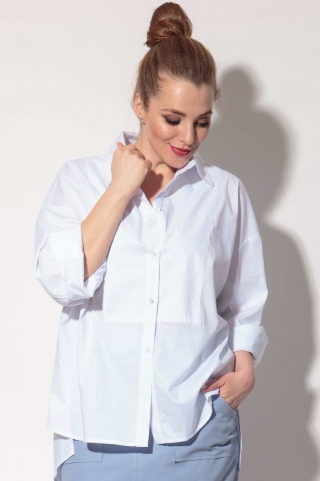 Рубашка SOVA 11101 белый размер 50-62 #1