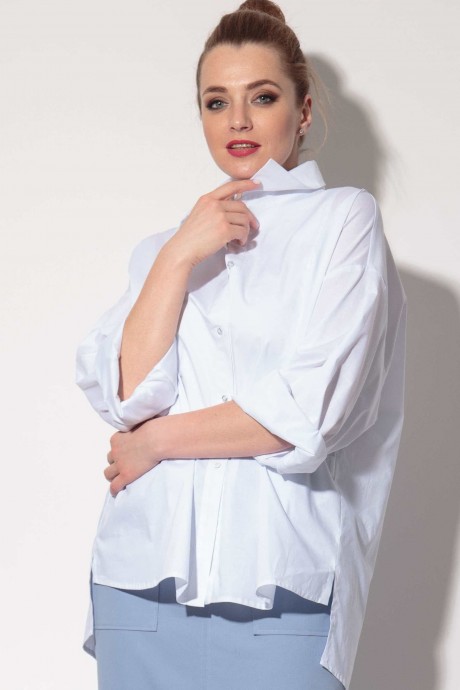 Рубашка SOVA 11101 белый размер 50-62 #2