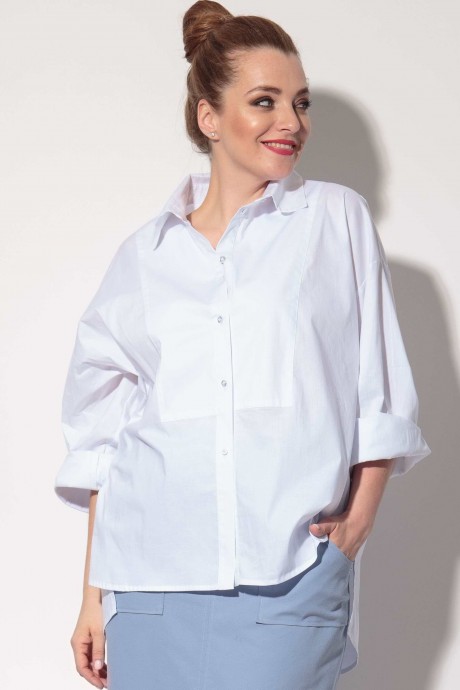 Рубашка SOVA 11101 белый размер 50-62 #3