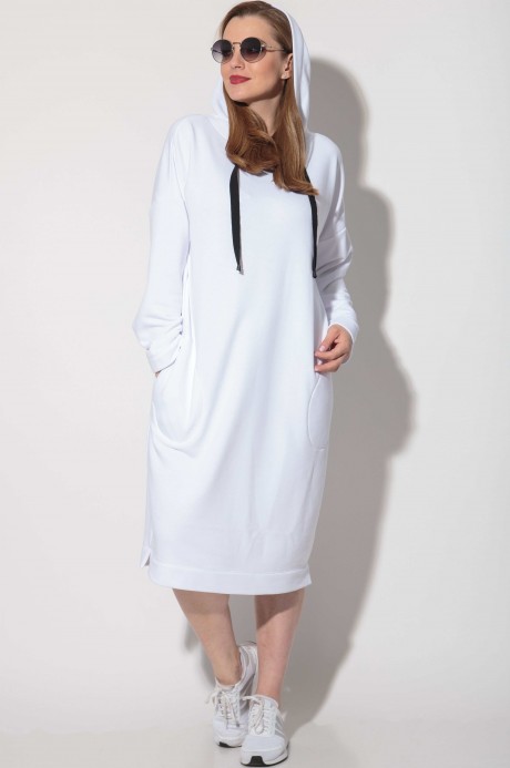 Платье SOVA 11104 белый размер 52-62 #5