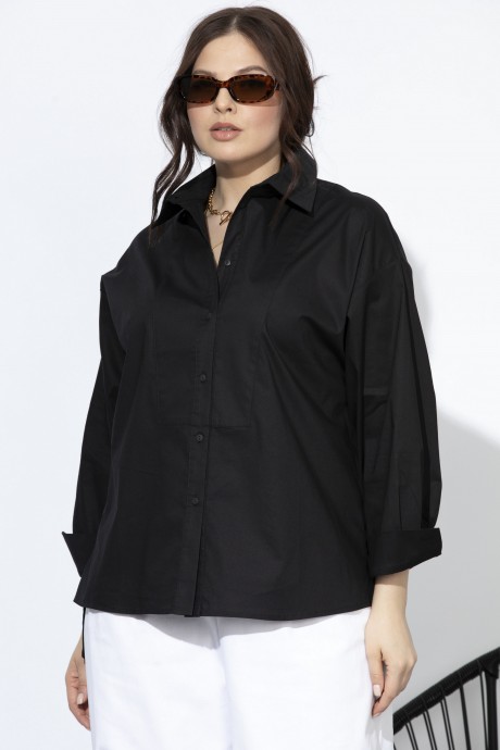 Рубашка SOVA 11101 черный размер 50-62 #2
