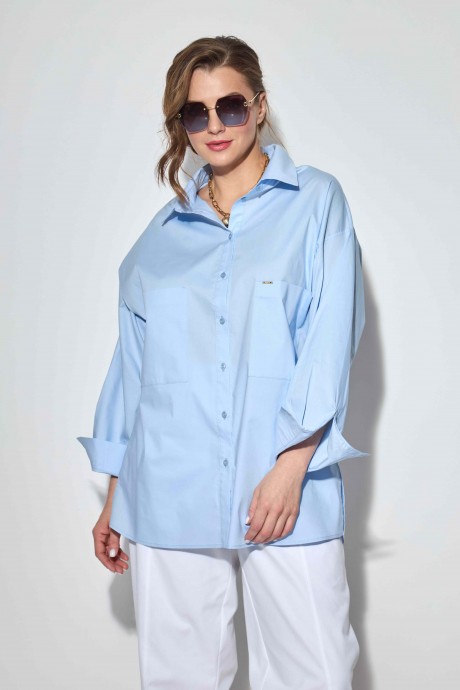 Рубашка SOVA 11078 голубой размер 50-62 #2