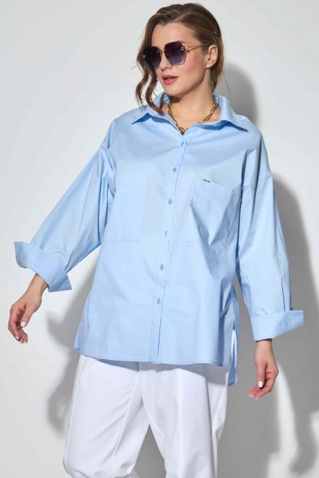 Рубашка SOVA 11078 голубой размер 50-62 #3
