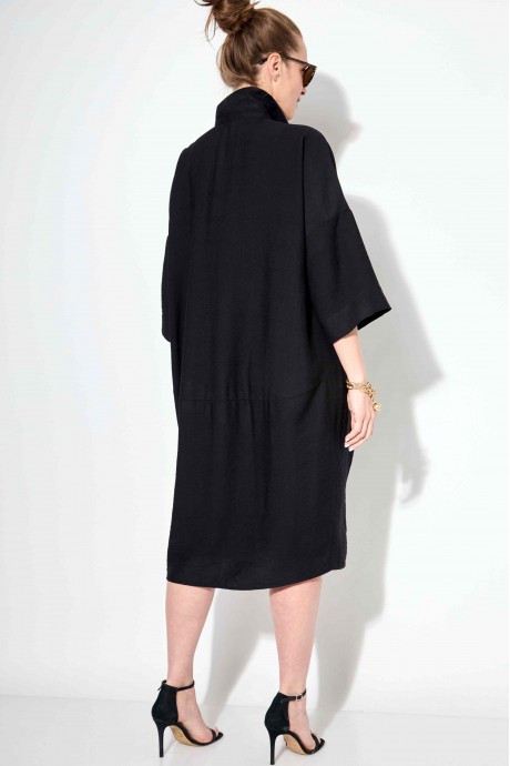 Платье SOVA 11181 черный размер 54-58 #3