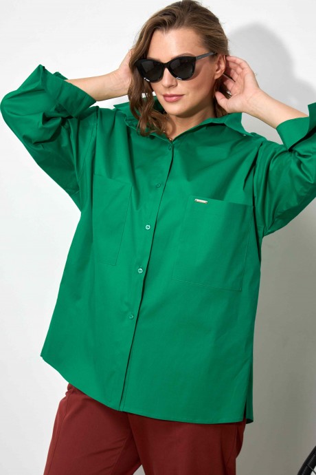 Рубашка SOVA 11078 зеленый размер 50-62 #3