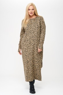 Платье SOVA 11201 леопард #1