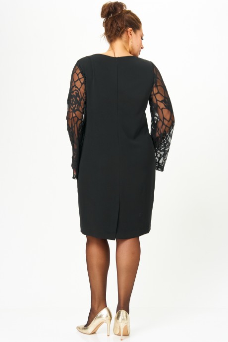 Вечернее платье SOVA 11307 черный размер 50-60 #7