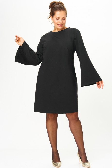 Вечернее платье SOVA 11309 черный размер 54-58 #4