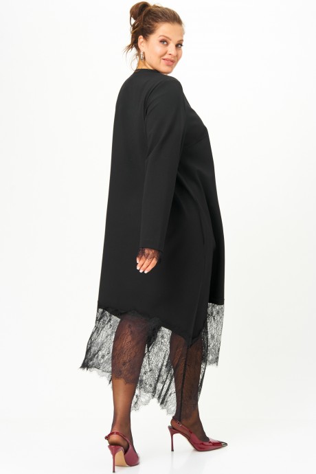 Вечернее платье SOVA 11310 черный размер 52-62 #8