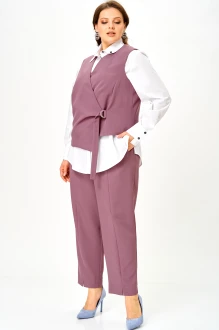 Брючный костюм SOVA 11321 темная пудра