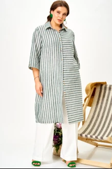 Брючный костюм SOVA 11316 зеленый