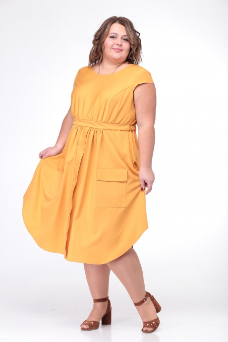 Платье Belinga 1011 желтый размер 56-60 #2