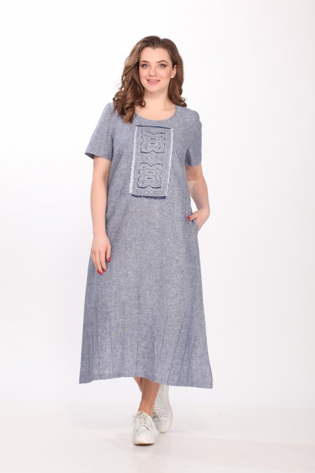 Платье Belinga 1022 джинс размер 52-56 #1