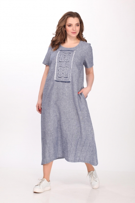 Платье Belinga 1022 джинс размер 52-56 #2