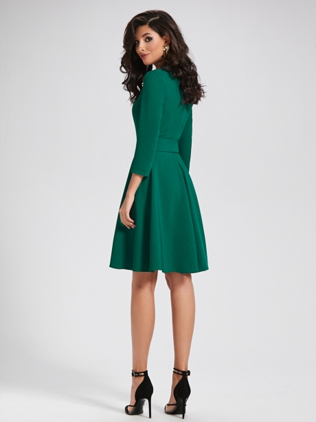 Платье ---- 1358 зеленый размер 42-52 #5