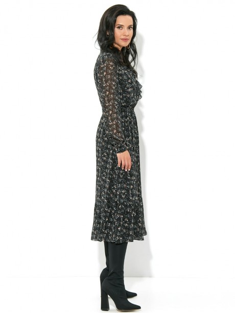 Платье ---- 1637 чёрный размер 42-52 #2