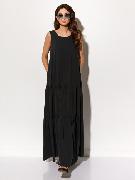 Платье ---- 2097 черный размер 42-48 #3