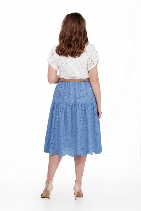 Платье TEZA 185 бело-голубой размер 46-56 #2