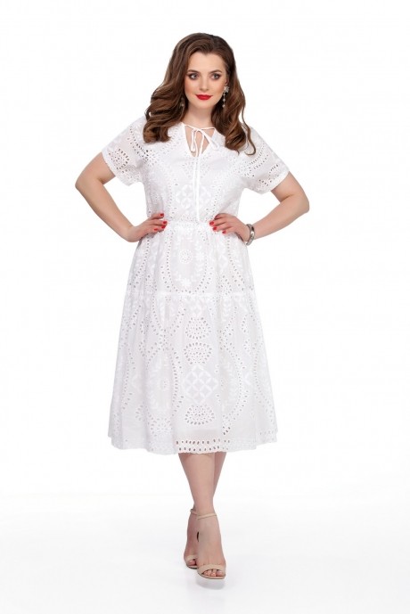 Платье TEZA 207 белый размер 46-56 #1