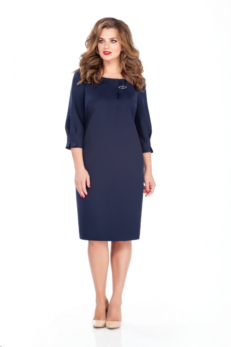 Платье TEZA 243 тёмно-синий размер 50-60 #1