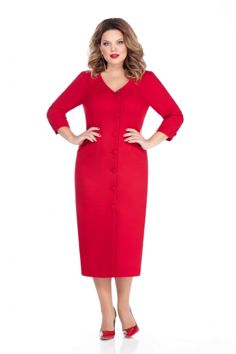 Платье TEZA 255 красный размер 48-58 #1
