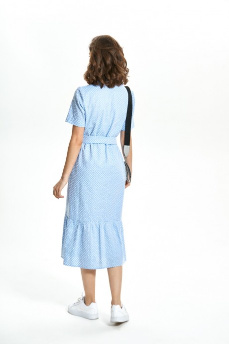 Платье TEZA 1351 голубой размер 42-52 #2