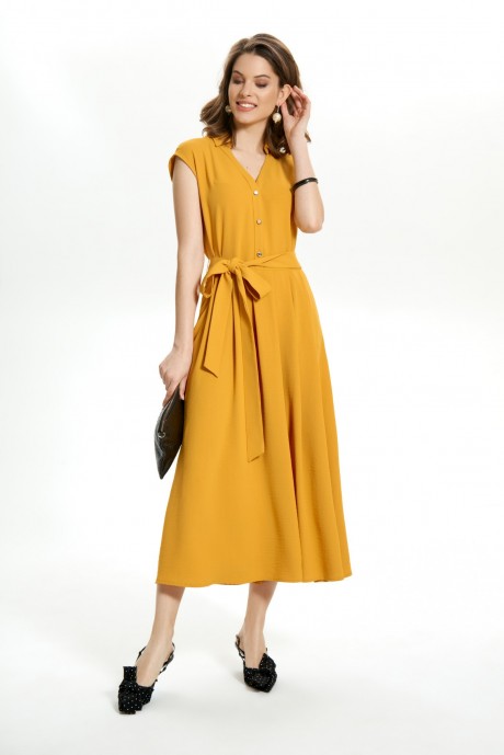 Платье TEZA 1485 жёлтый размер 42-52 #2