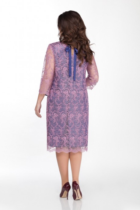 Вечернее платье TEZA 2034 розовый размер 48-58 #2