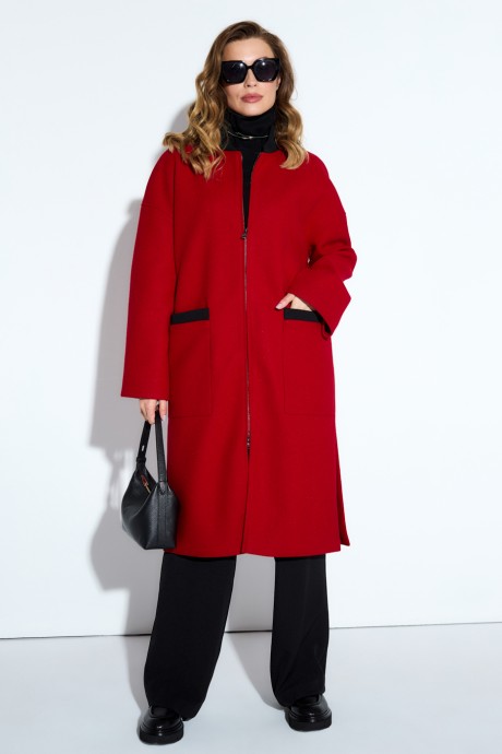 Пальто TEZA 4189 красный размер 44-60 #1