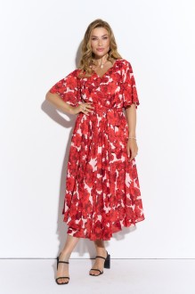 Платье TEZA 4378 красный #1