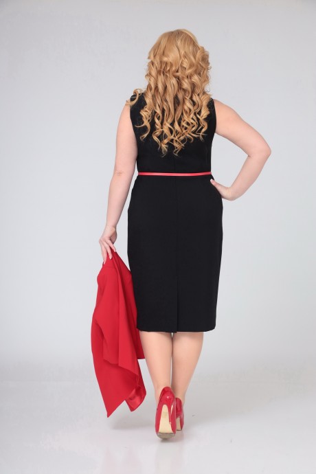 Платье Swallow 485 черный размер 52-62 #3