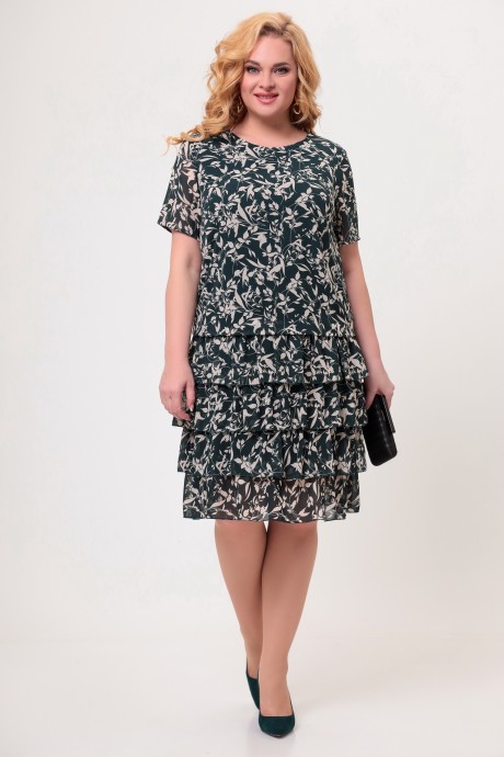 Платье Swallow 546 “Зелёная листва” размер 50-56 #1