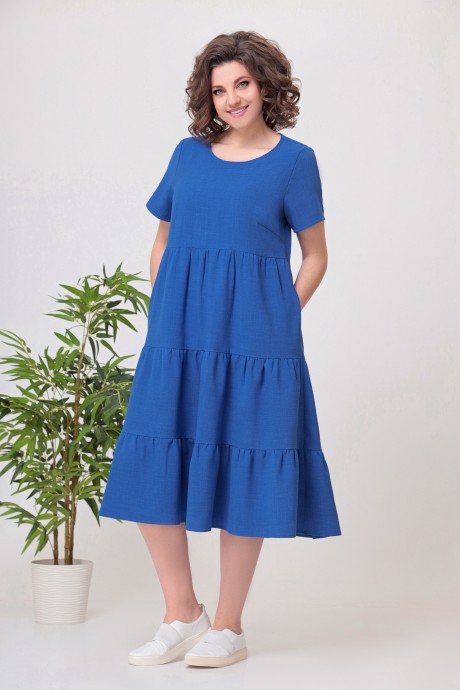 Платье Swallow 554 “Джинсовый синий ” размер 52-68 #2