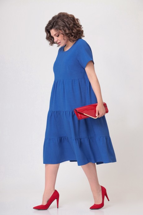 Платье Swallow 554 “Джинсовый синий ” размер 52-68 #6