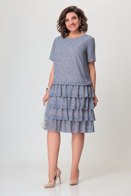 Платье Swallow 578 Небесный голубой размер 50-56 #4