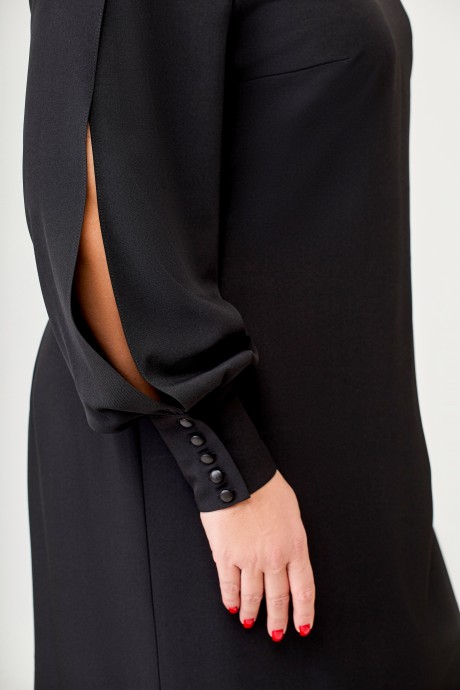 Вечернее платье Swallow 627 черный размер 52-62 #6