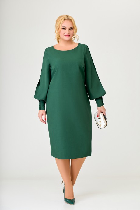 Вечернее платье Swallow 629 темно-зеленый размер 52-62 #2