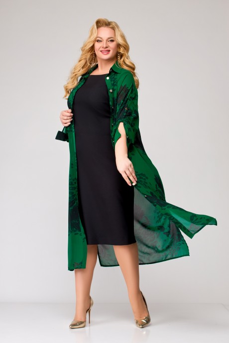Платье Swallow 651 зеленый размер 52-62 #3