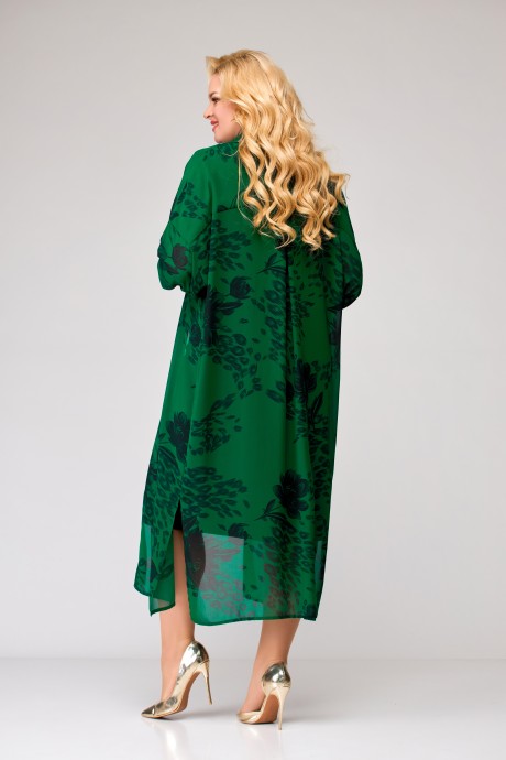 Платье Swallow 651 зеленый размер 52-62 #7