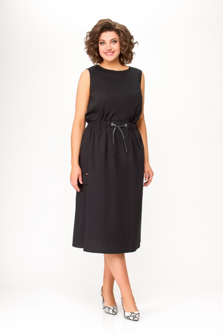 Платье Swallow 664 черный размер 52-60 #2