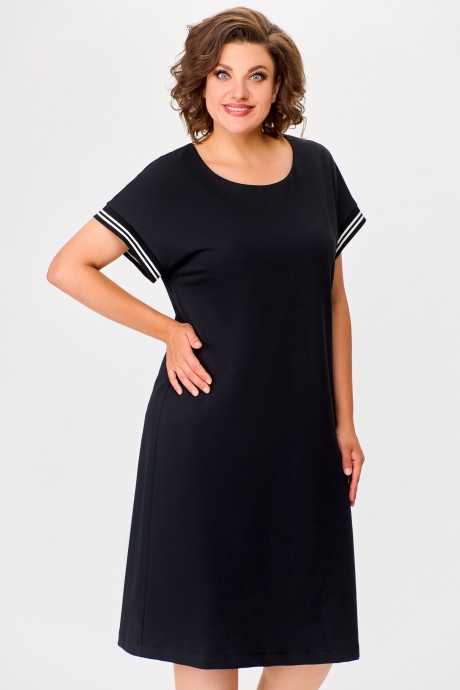 Платье Swallow 678 чёрный размер 50-60 #3
