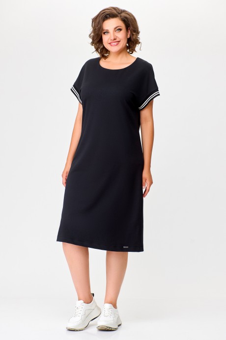 Платье Swallow 678 чёрный размер 50-60 #6