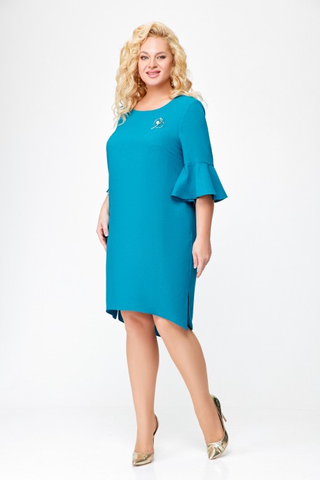 Платье Swallow 680.1 голубой размер 52-62 #2