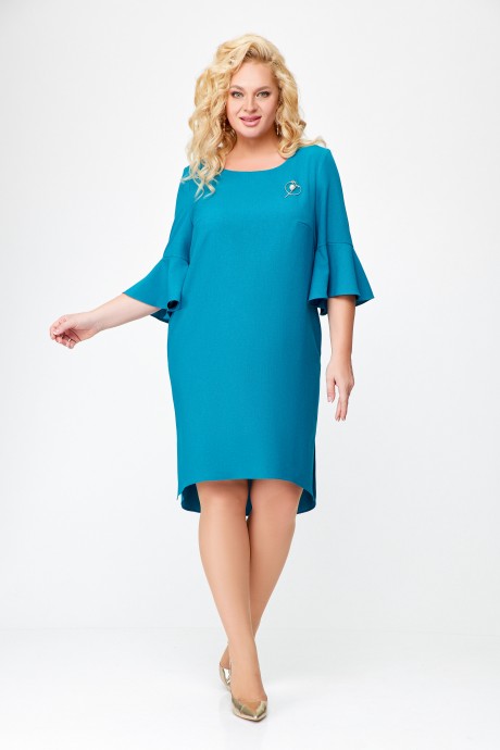 Платье Swallow 680.1 голубой размер 52-62 #3